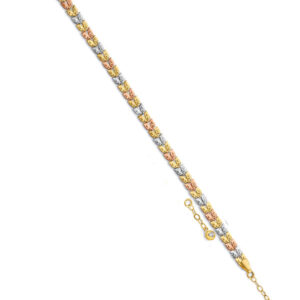 14K 3C Fancy Bracelet