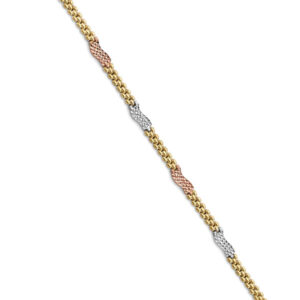 14K 3C Fancy Bracelet