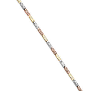 14K 3C Fancy Bracelet