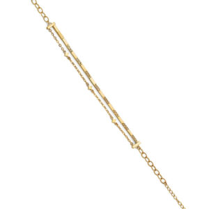 14KY 2 Line Bracelet