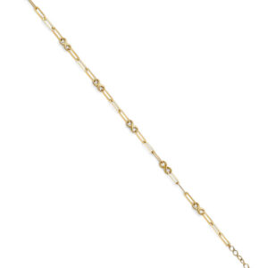 14KY Light Infiniti/Link Bracelet