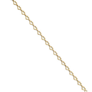 14KY Heart CZ Bracelet