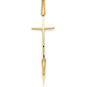 14KY Cross Friendship Bracelet