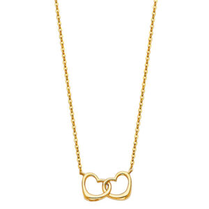 14KY Together Heart Necklace
