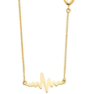 14KY Heartbeat Necklace
