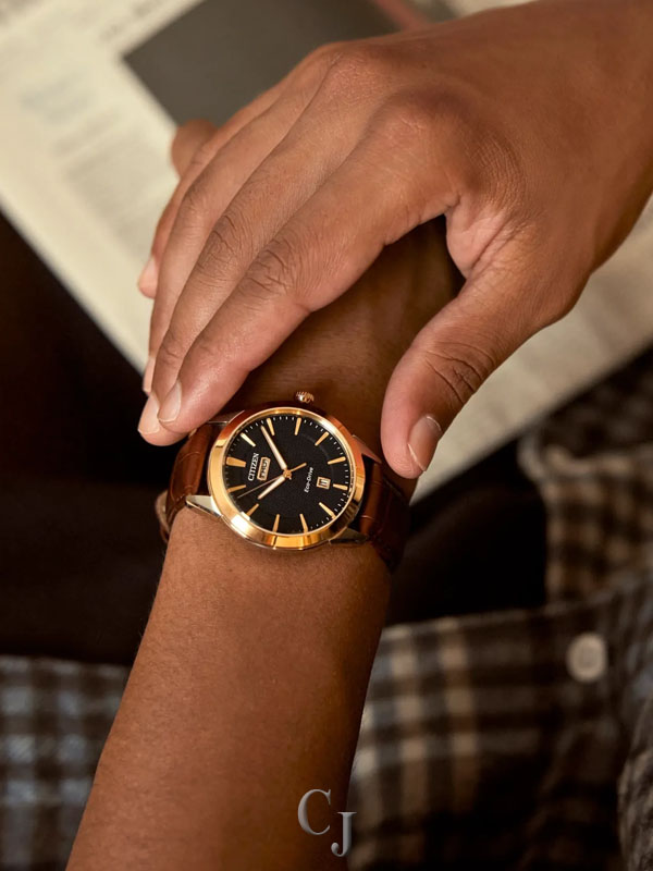 CITIZEN ROLAN NAVY DIAL MEN’S WATCH AW0096-06L - Image 5