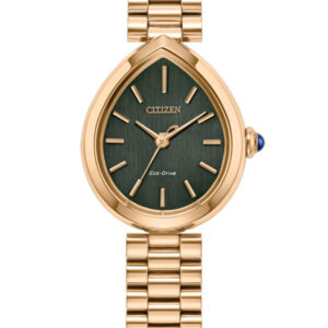CITIZEN L RAINELL GREEN DIAL WOMEN’S WATCH EM1203-57X