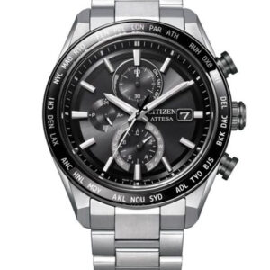 CITIZEN ATTESA BLACK DIAL MEN’S WATCH AT8295-56E