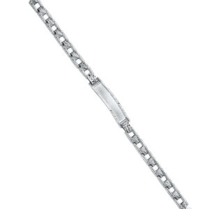 14KW Stampato Baby ID Bracelet