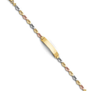14K 3C Baby ID Bracelet