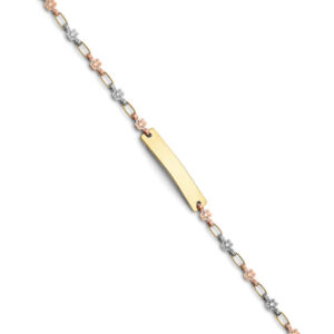 14K 3C Baby ID Bracelet