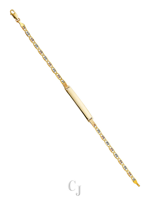 14K 100 Valentino 3C Star DC ID Bracelet