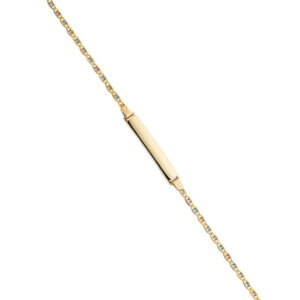 14K 080 Valentino 3C Star DC ID Bracelet