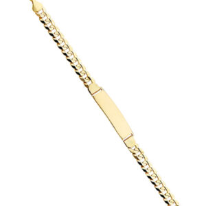 14KY Cuban 210 ID Bracelet