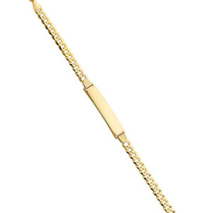 14KY Cuban 150 ID Bracelet