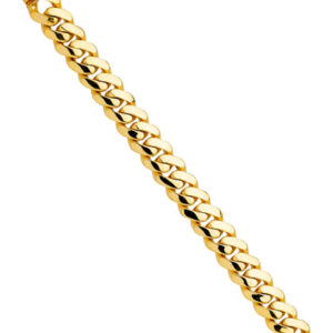 14KY Solid Link Bracelet