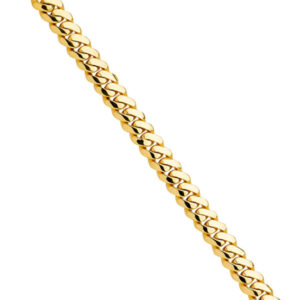 14KY Solid Link Bracelet