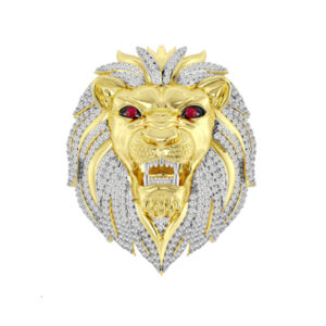 MEN'S RING 1.50CT ROUND DIAMOND 10K YELLOW GOLD